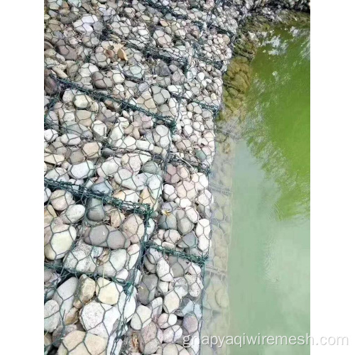 Διάβρωση του εδάφους δίχτυα ροκ πλέγμα Gabion Wall/Panama Gaviones
